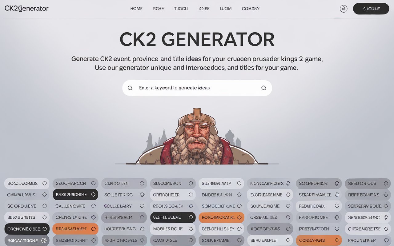 CK2Generator.com Home