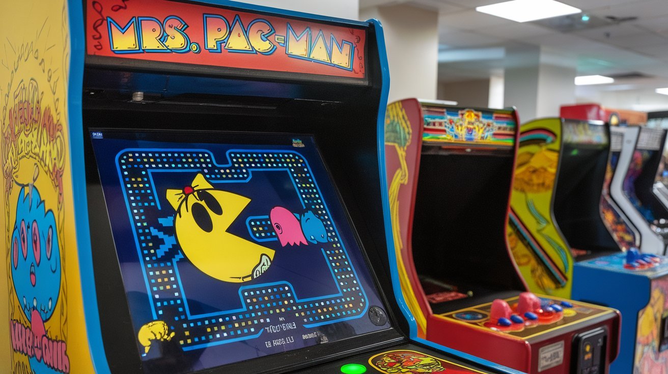 Mrs PacMan video