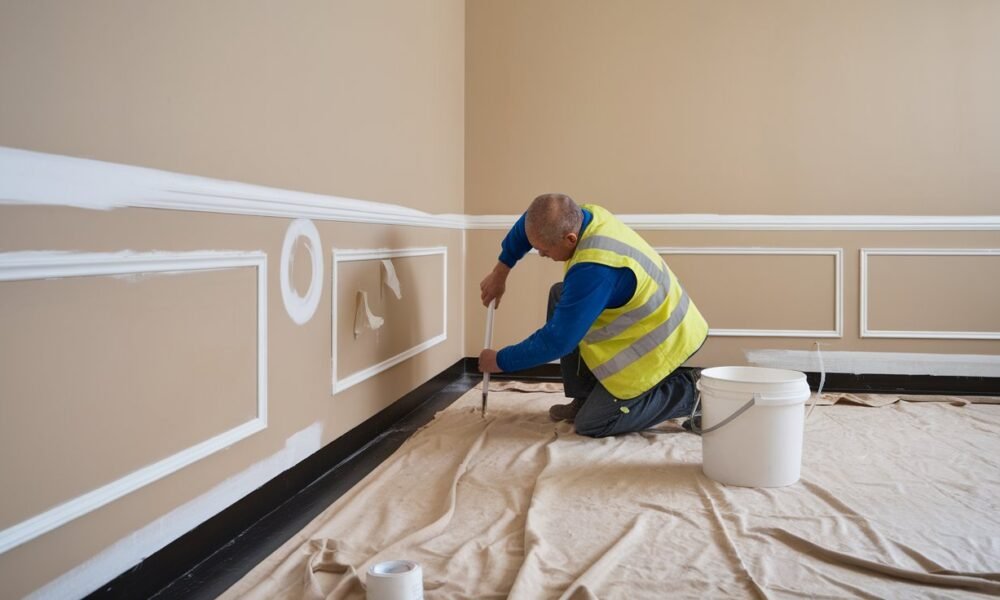 Caulking base molding