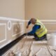 Caulking base molding