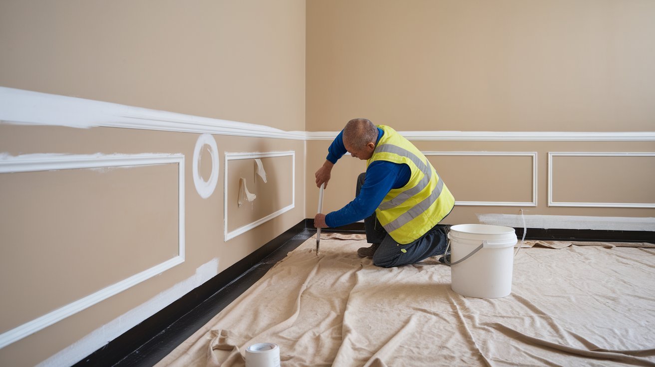 Caulking base molding